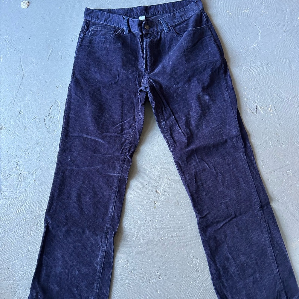 Stylish Navy Corduroy Trousers